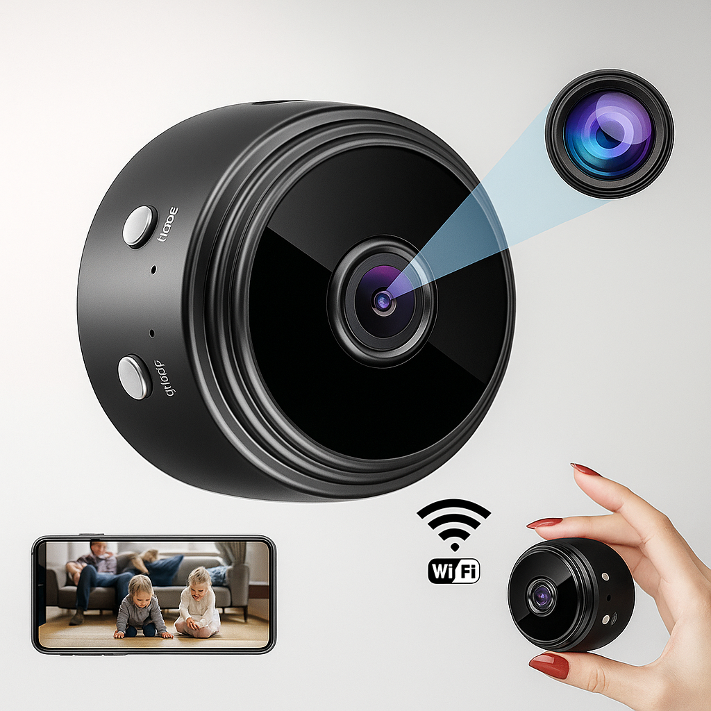 ¡Protege tu hogar en segundos con esta mini cámara WiFi espía A9!