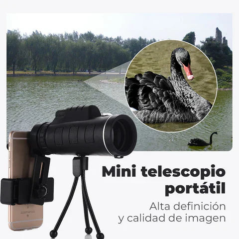 “Convierte cada noche en una aventura estelar” Telescopio Portátil