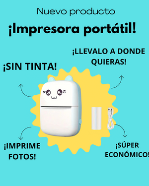 ¡Compacta, práctica y sin tinta! La mini impresora que está revolucionando El Salvador 💥