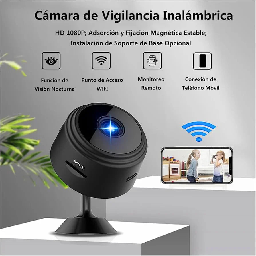 EspíaCam Wifi™  Mini Cámara Espía