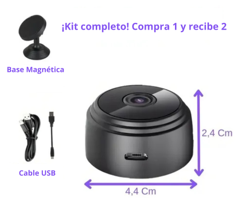 [COMPRA 1 Y LLEVA 2] EspíaCam PREMIUM + Regalo Sorpresa