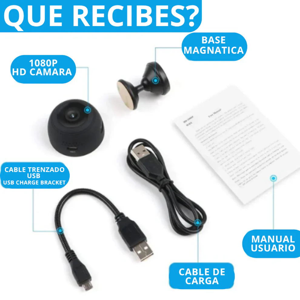 EspíaCam Wifi™  Mini Cámara Espía
