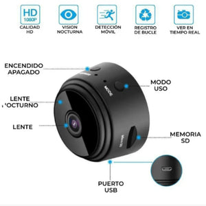 EspíaCam Wifi™  Mini Cámara Espía